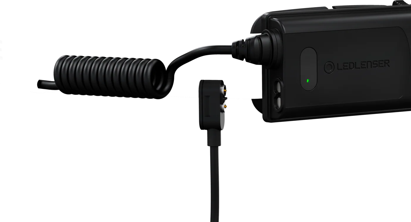 LEDLENSER H5R CORE Sort ES - produkt set fra siden | LED LINSER
