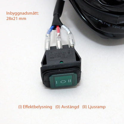 Reläkablage ON/OFF – närbild detaljer | Xenonkungen