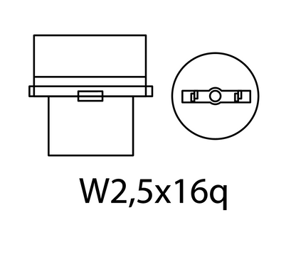 LED-lampa för bil – P27W – W2,1x9,5d,5x16q – 6000K – 66 LED – SMD 2016 – 2-pack