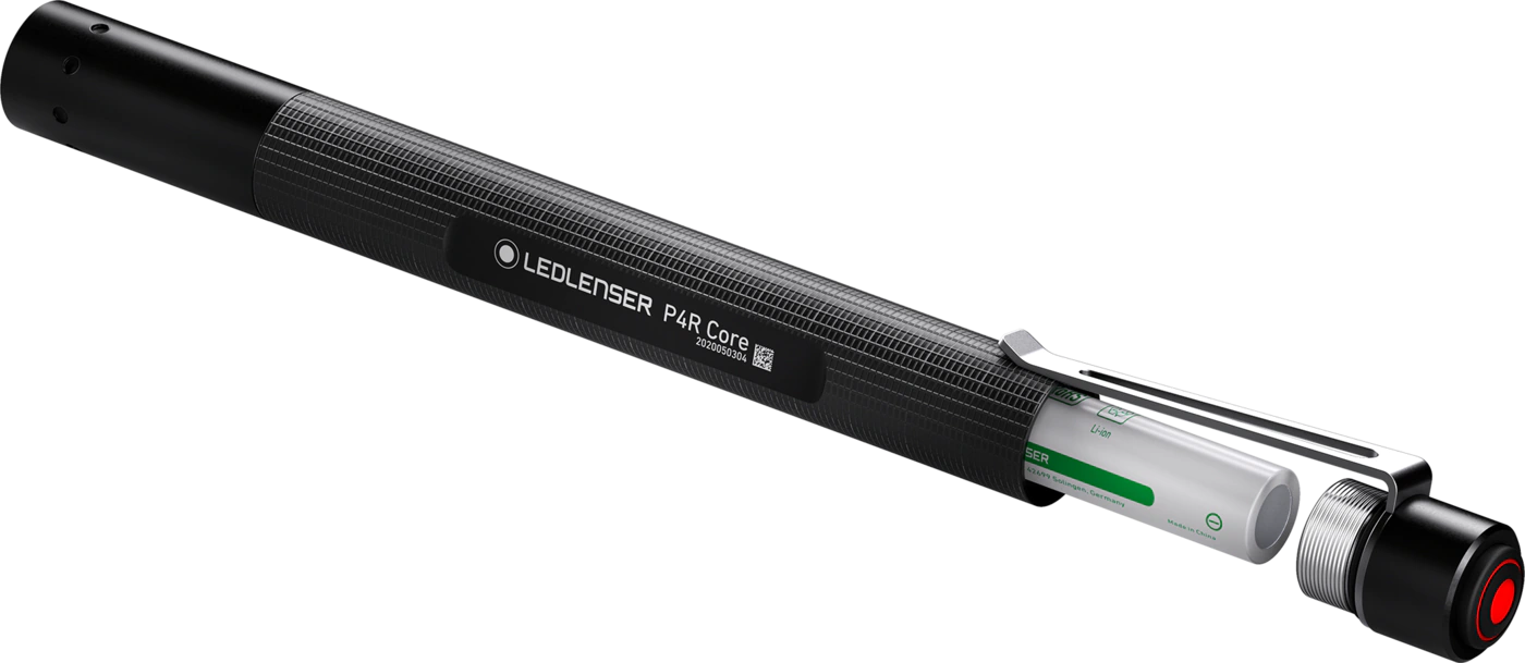 LEDLENSER P4R CORE – nærbillede detaljer | LED LINSER