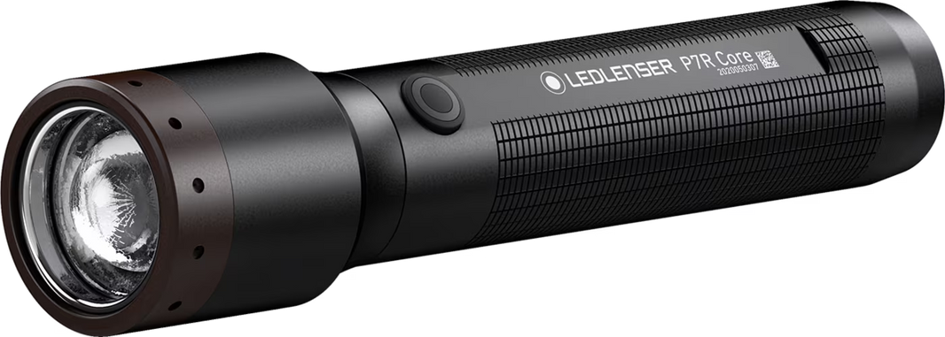 LEDLENSER P7R CORE Black ONE – produktbillede forfra | LED LINSER