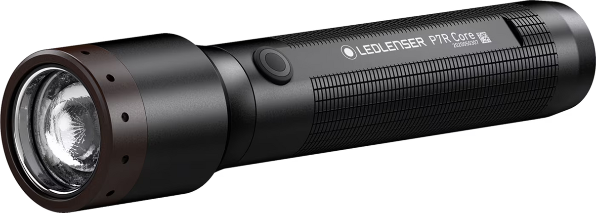 LEDLENSER P7R CORE Black ONE – produktbillede forfra | LED LINSER