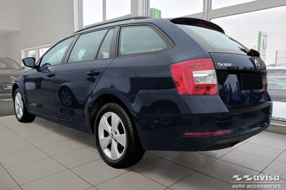 Lastskydd Black Mat Skoda Octavia III Kombi facelift 2016–2019 – Mattsvart (2/40377) – detaljbild 2