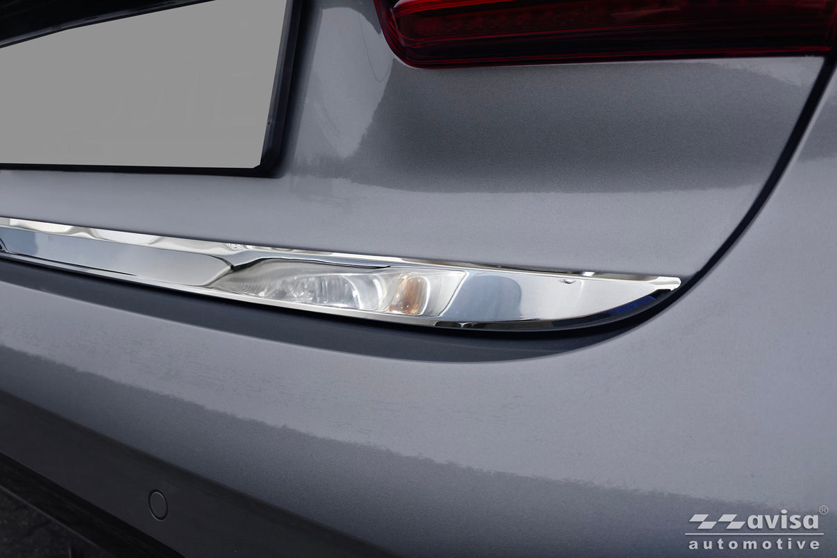 Bakluckelist BMW 3 (Sedan) G20 M-paket 2018–2022 facelift 2022–2024 facelift 2024+/ Seria 3 (Sedan) G80 M Competition… – Spegelpolerat silver – detaljbild 3