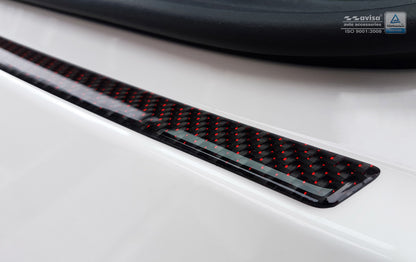 Lastskydd Audi Q3 2011–2015, facelift 02.2015–2018 – Röd / Svart – detaljbild 2