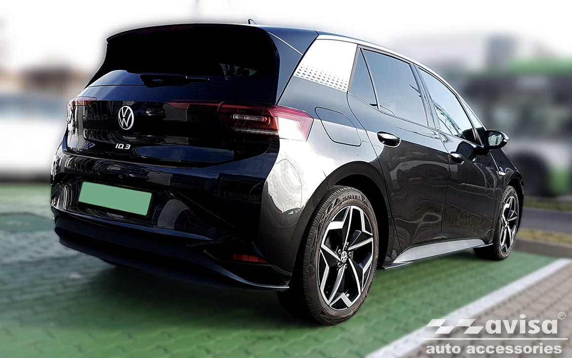 Lastskydd Volkswagen ID.3 halvkombi 5-dörrars 2019–2023, facelift 2023+ – Svart – detaljbild 2