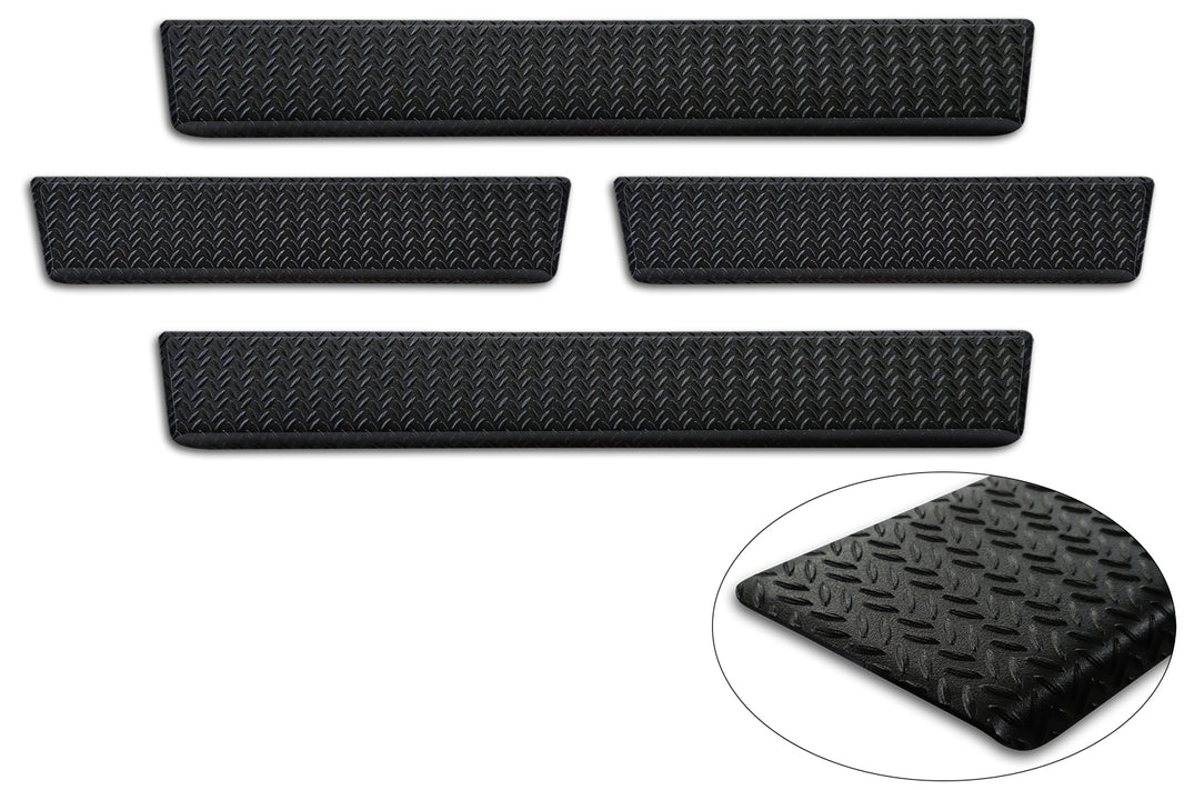 Tröskelskydd Black Mat Ford Ranger VI 2022+ / Volkswagen Amarok II 2023+ – Mattsvart