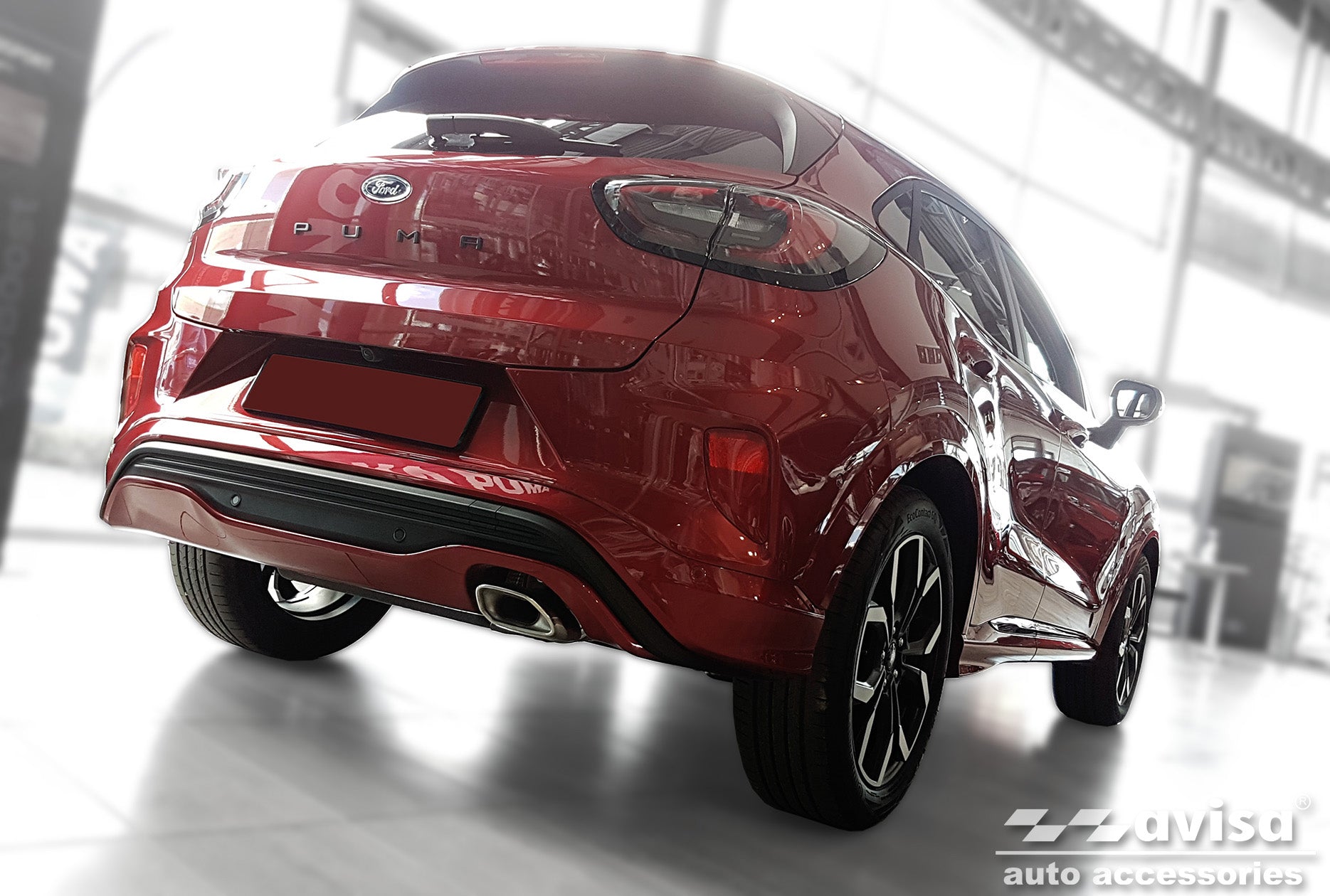 Lastskydd Ford Puma crossover 2019+ – Svart (2/49269) – detaljbild 2