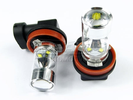 LED-lampa för bil – H11 – PGJ19–1/2 – 6000K – 9 LED – CREE XB-D – 2-pack