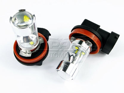 LED-lampa för bil – H11 – PGJ19–1/2 – 6000K – 9 LED – CREE XB-D – 2-pack