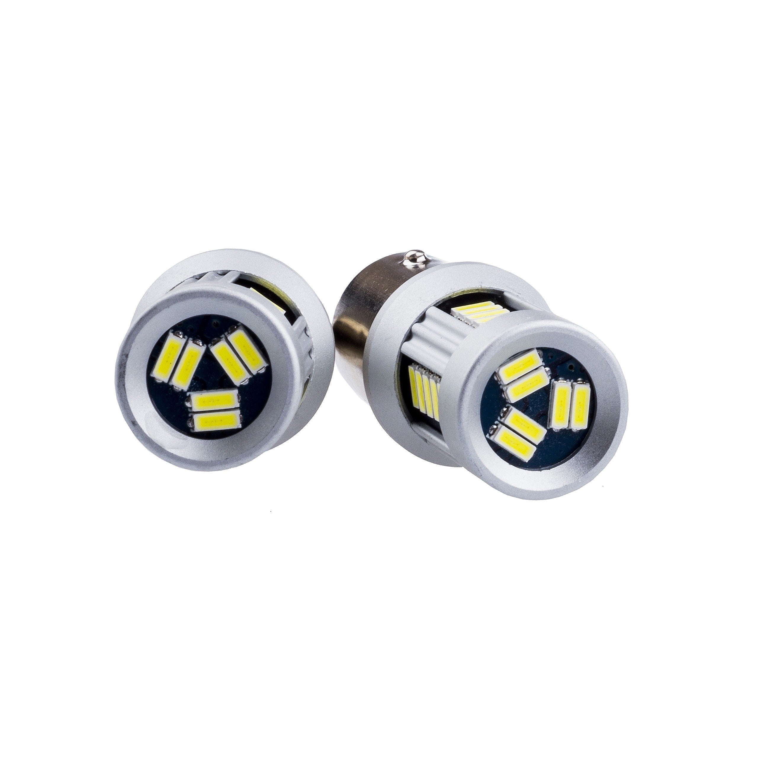 LED-lampa för bil – P21/5W – BAY15d – 6000K – 30 LED – SMD 4014 – 2-pack
