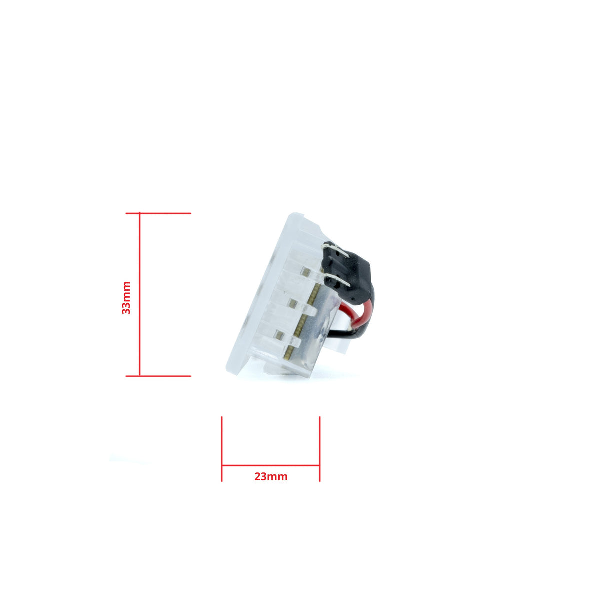 LED-skyltbelysning Hyundai Tucson/IX35 – 33 × 23 mm