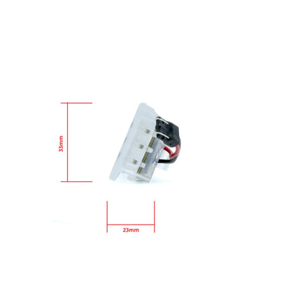 LED-skyltbelysning Hyundai Tucson/IX35 – 33 × 23 mm