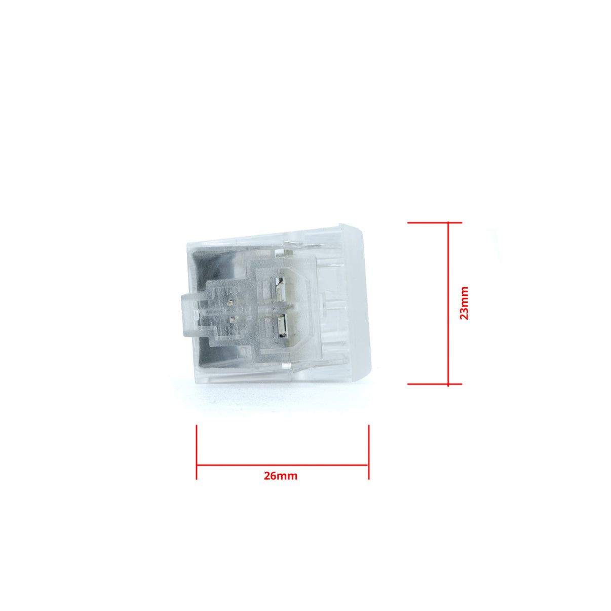 LED-interiörbelysning Audi A2/A3 S3 m.fl. – 6000K – 23 × 26 mm
