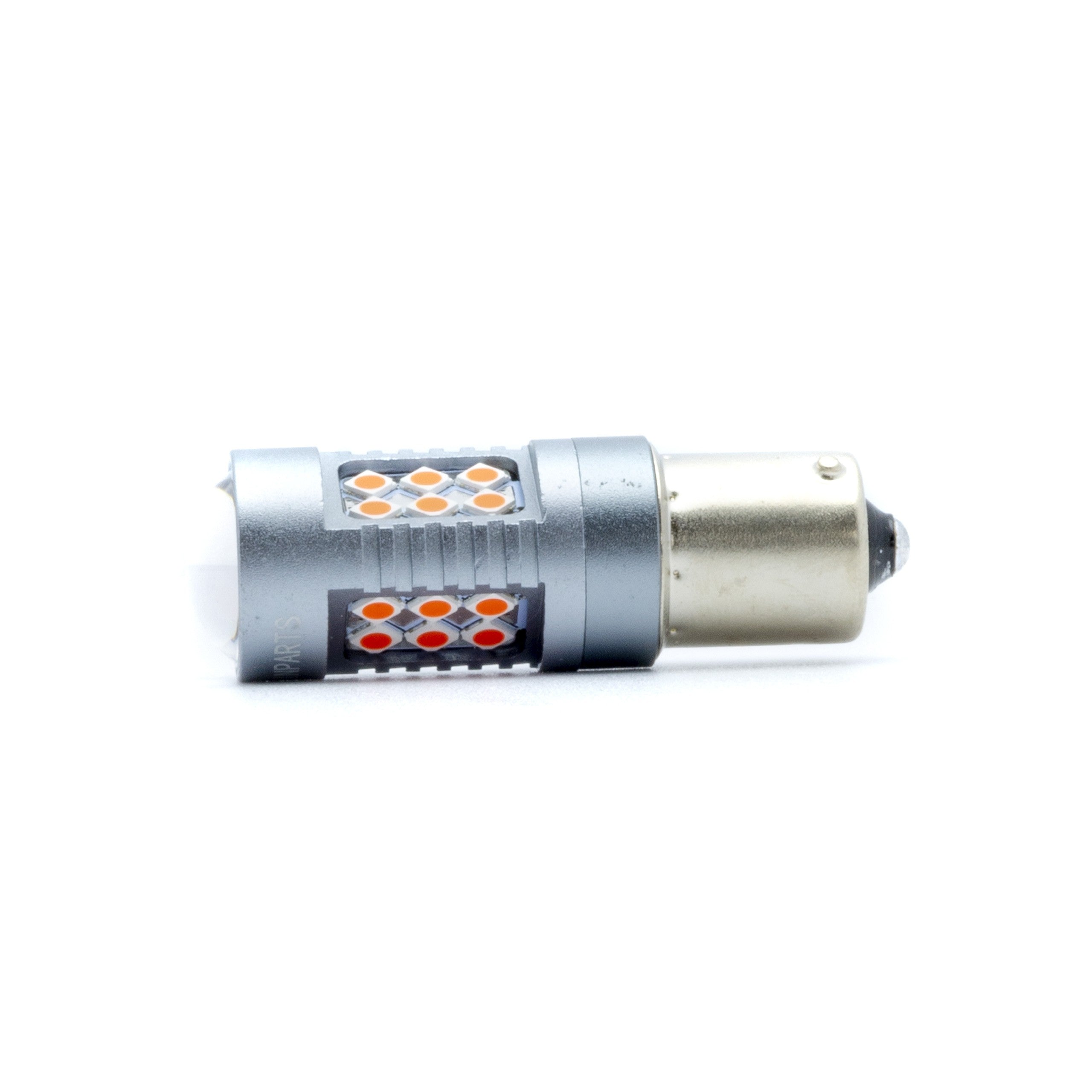 LED-lampa för bil – P21W – BA15S – 1000–1500K (Röd) – 24 LED – SMD 3030 – 2-pack