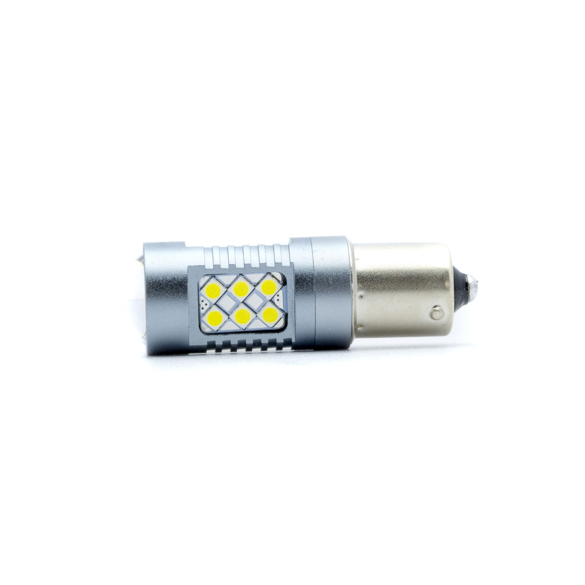 LED-lampa för bil – P21W – BA15S – 6000K – 24 LED – SMD 3030 – 2-pack