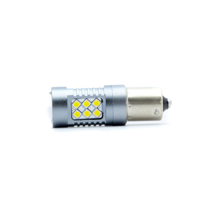LED-lampa för bil – P21W – BA15S – 6000K – 24 LED – SMD 3030 – 2-pack