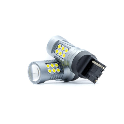LED-lampa för bil – W21W – W3X16D – 6000K – 24 LED – SMD 3030 – 2-pack