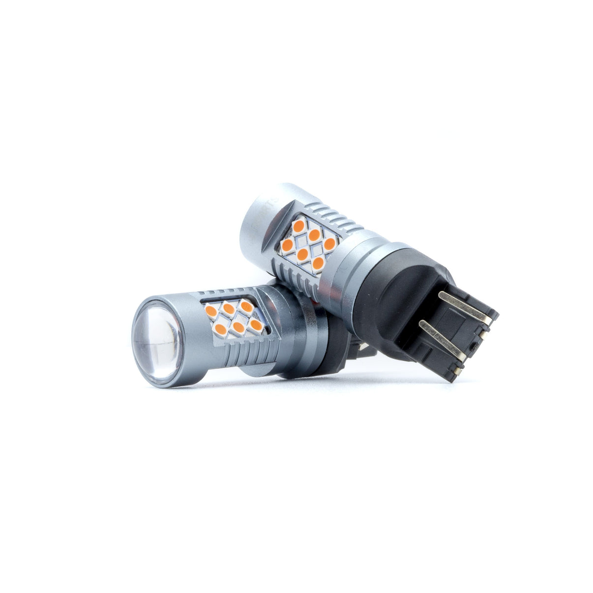LED-lampa för bil – W2,1x9,5d1/5W – W3X16D – 1000–1500K (Röd) – 24 LED
