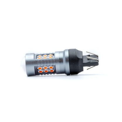 LED-lampa för bil – W2,1x9,5d1/5W – W3X16D – 1000–1500K (Röd) – 24 LED