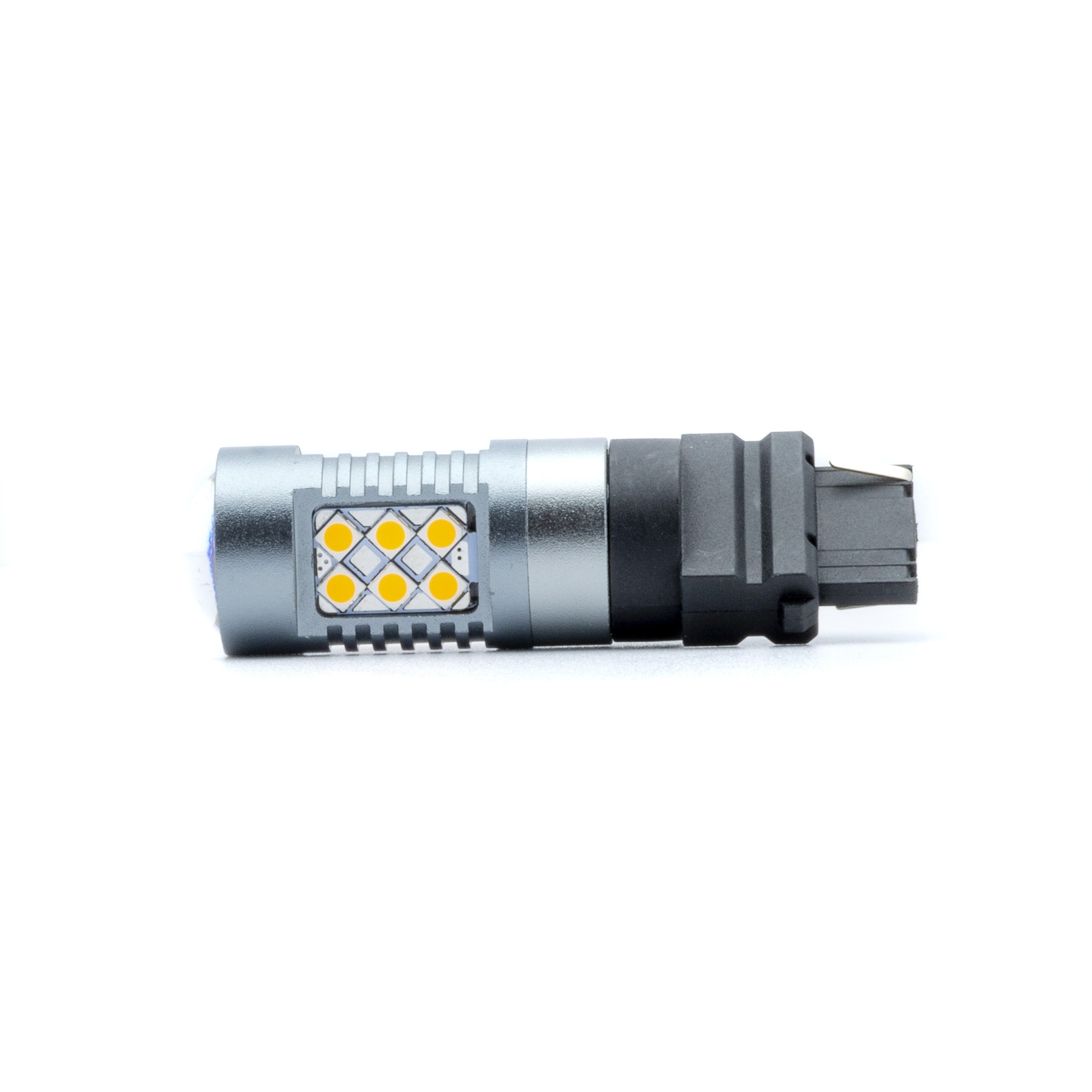 LED-lampa för bil – P27W – W2,1x9,5d,5x16q – 1700–1800K (Orange) – 24 LED