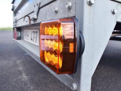 BriodLights 2 st Laddningsbart varningsljus m. magnet – produktbild framifrån | Briodlights