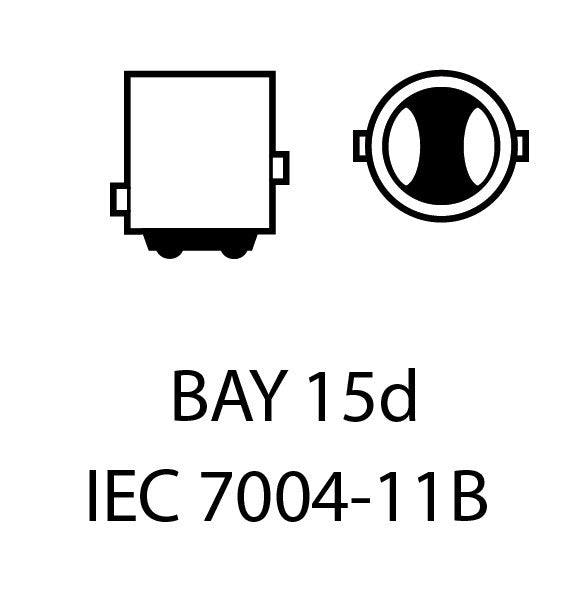 LED-lampa för bil – P21/5W – BAY15d – 6000K – 24 LED – SMD 3030 – 2-pack