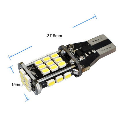 LED-lampa för bil – W16W – W2,1x9,5d – 6000K – 30 LED – SMD 3020 – 2-pack