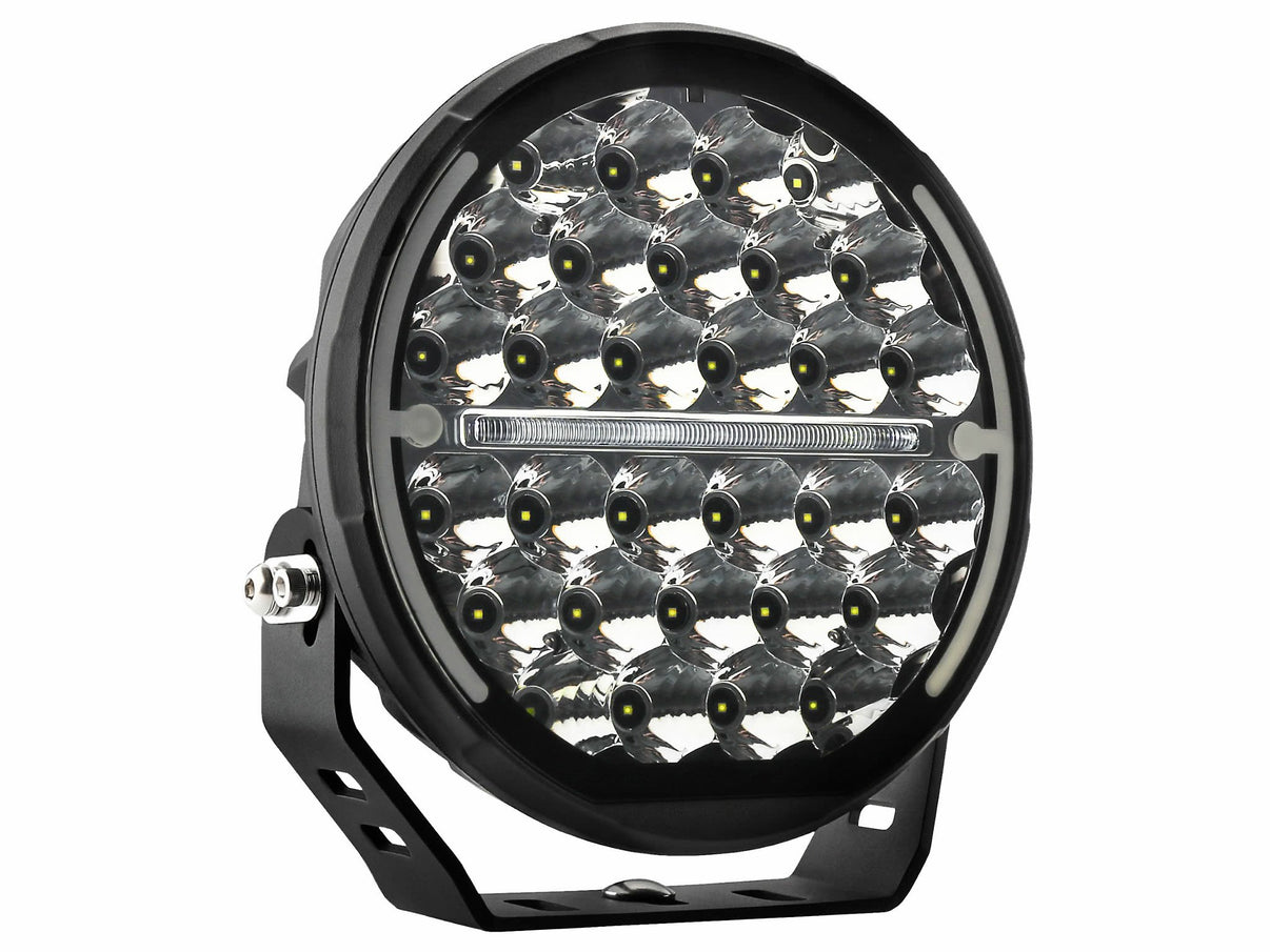 BriodLights ICE – X LED-tillægslys 9"/218 mm – nærbillede detaljer | Briodlights