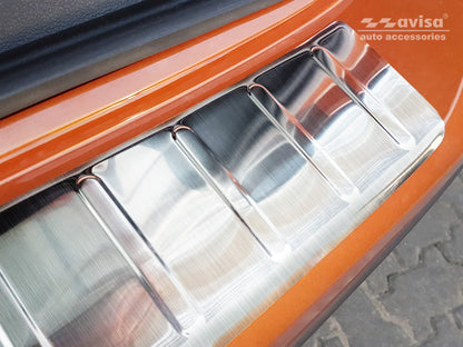 Lastskydd Volkswagen T-Cross 2018–2024, facelift 2024+ – Silver satin – detaljbild 2