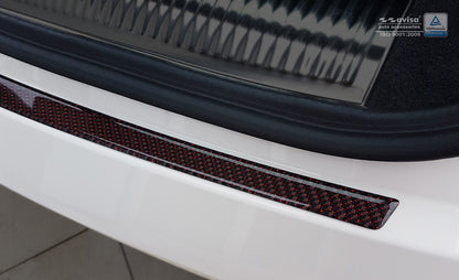 Lastskydd Audi Q3 2011–2015, facelift 02.2015–2018 – Röd / Svart – detaljbild 3
