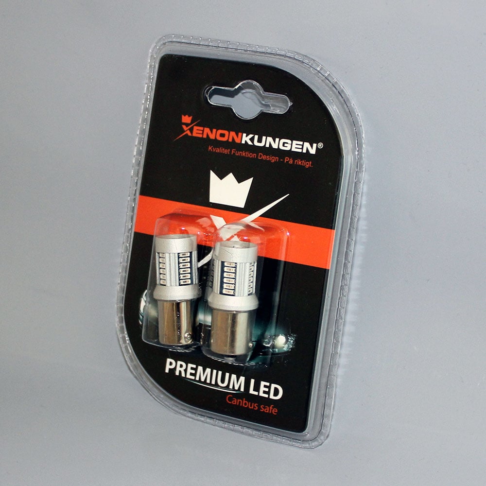 BAU15S – 7057 Led 30smd 12 – 24v Amber – nærbillede detaljer | Xenon-kongen