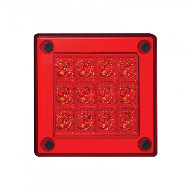 Baklampa 280RM Röd – produktbild framifrån | LEA