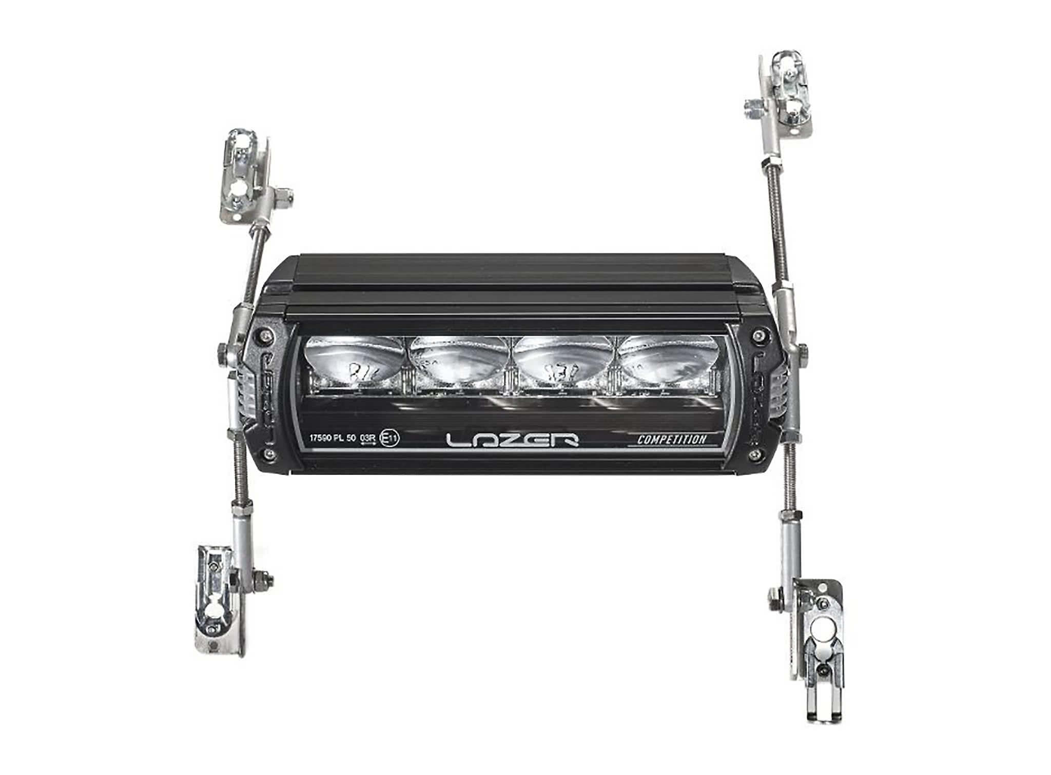 Lazer Universal Lamp Mounting System 1 Rampe - Produktbillede set forfra | Laser