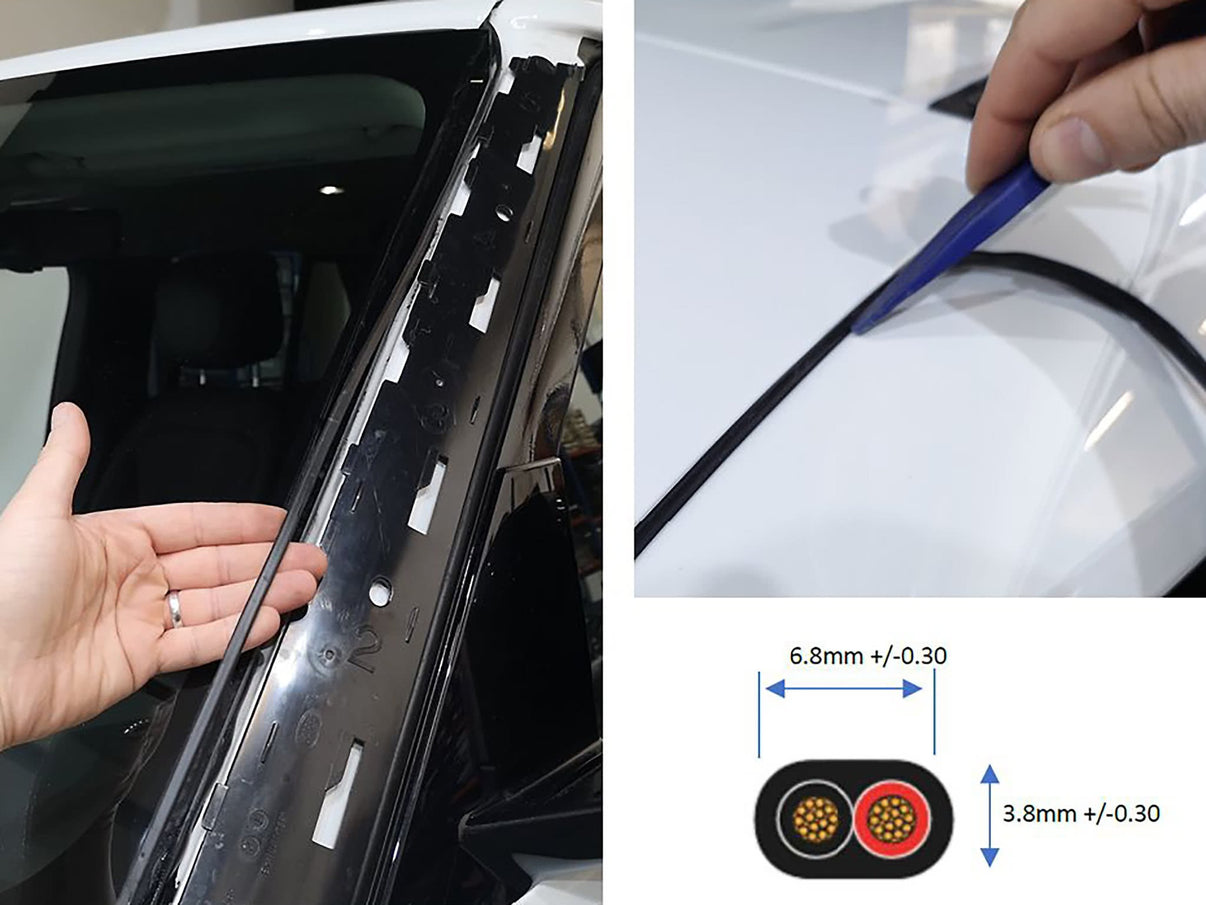 Lazer 3 m kabelförlängningssats (låg effekt) – närbild detaljer | Lazer