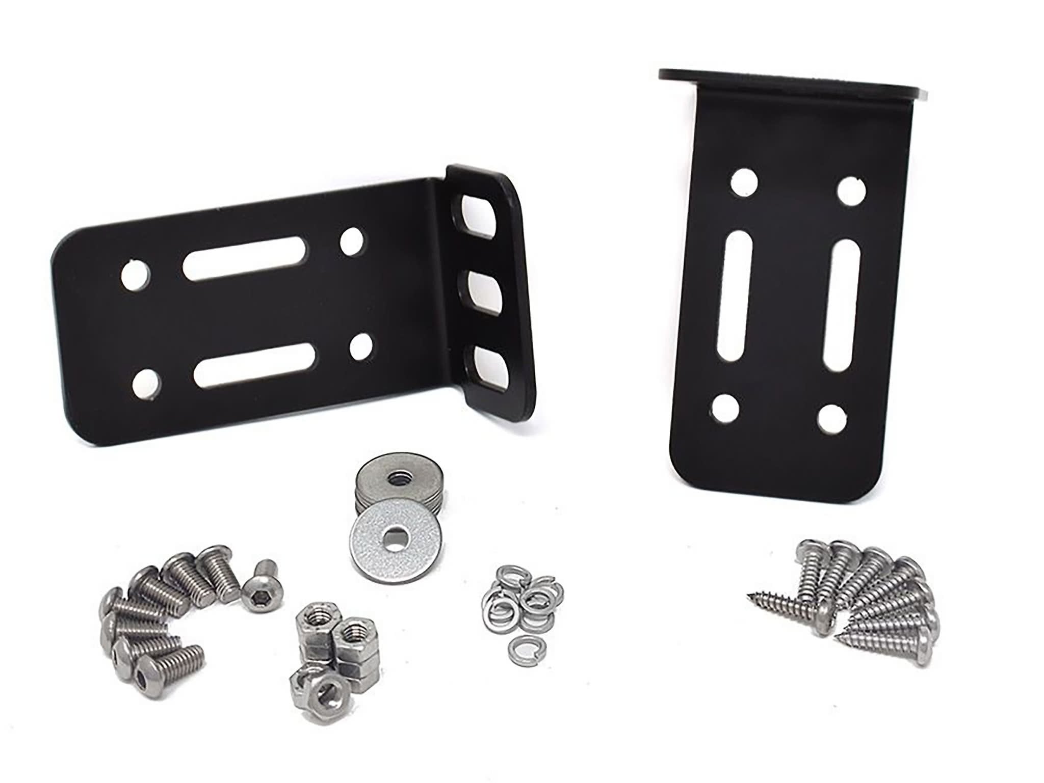 Lazer Nummerskyltsfäste 2 st – produktbild framifrån | Lazer