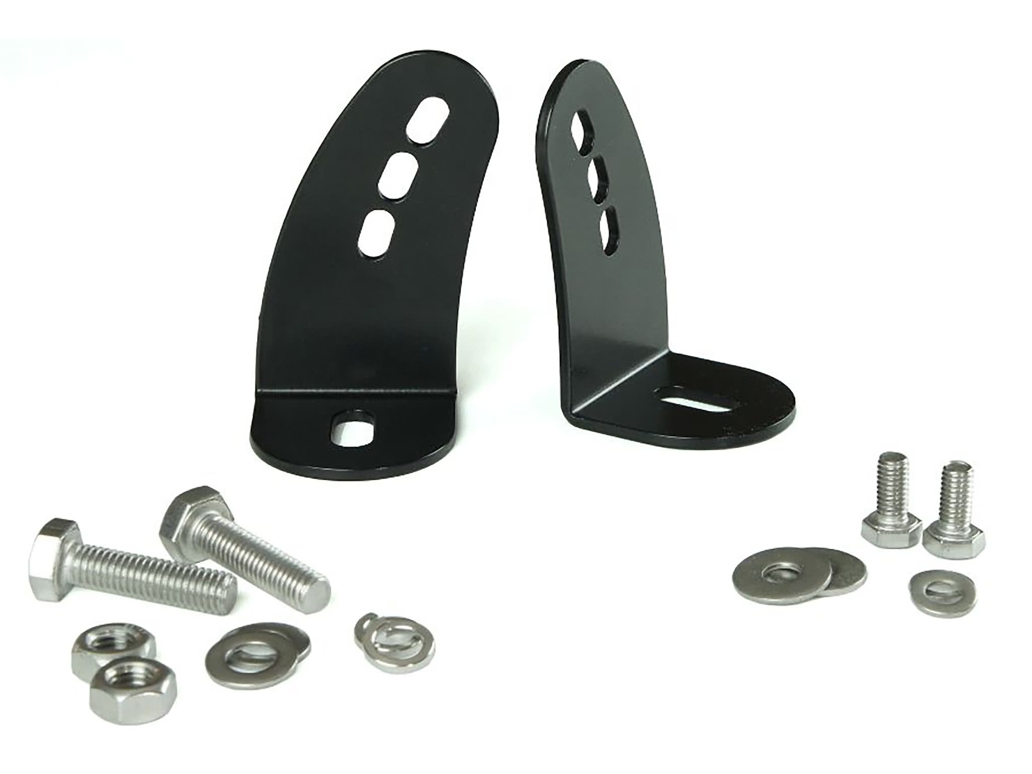 Lazer sidomonteringskit svart (rostfritt stål) – närbild detaljer | Lazer