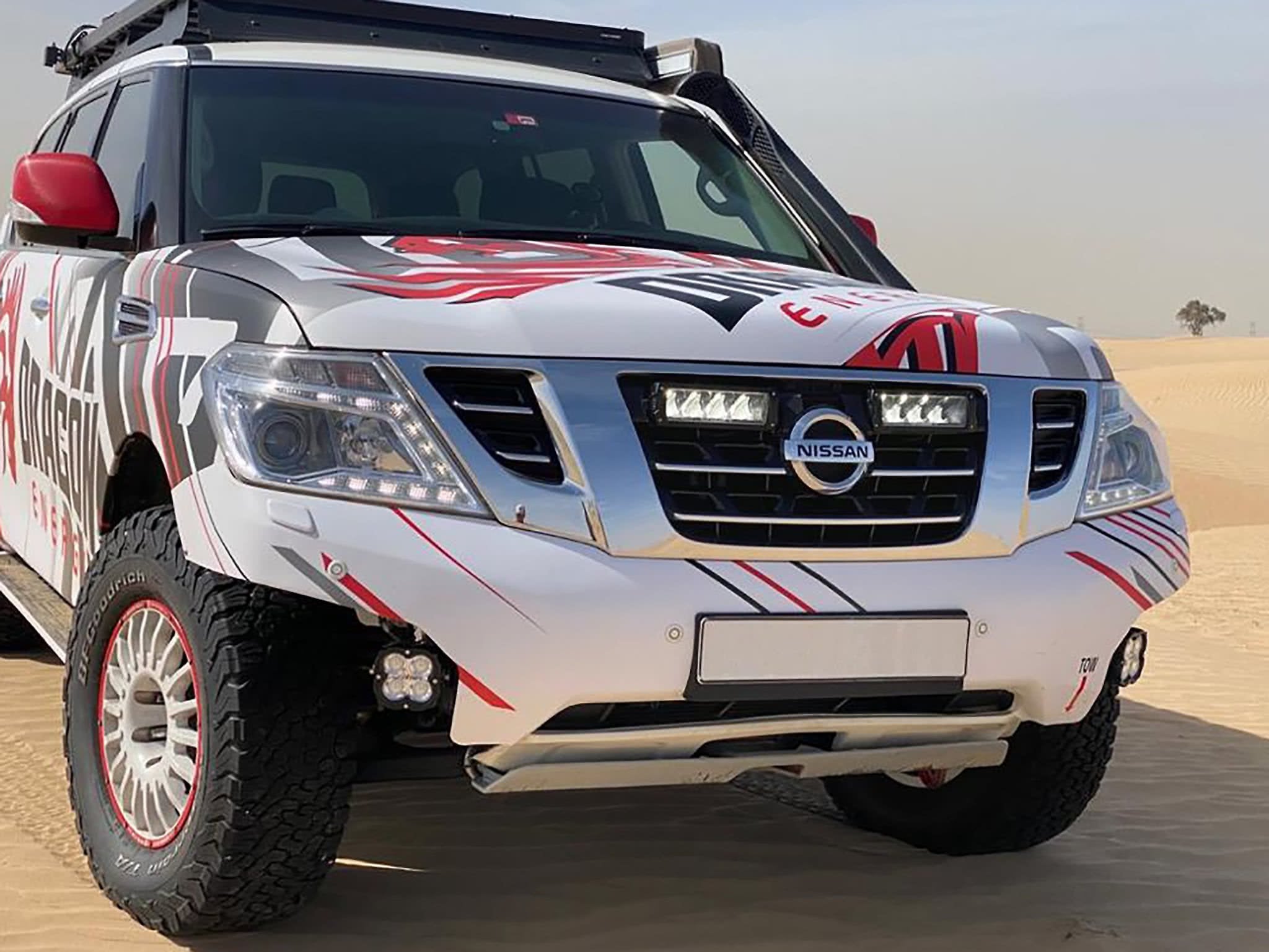 Lazer Led Ramp Kit Nissan Patrol Y62 2018+ 2x Triple – R750 Std – Produktbillede set forfra | Laser