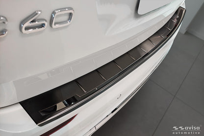 Lastskydd Shadow Premium Volvo XC60 II/ XC60 II R-Design 2017+facelift 2021, facelift 2021–2025, facelift 2025… – Svart / Spegelblank svart – detaljbild 3