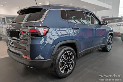 Lastskydd Black Mat Jeep Compass II 2017–2021, facelift 2021–2025 – Mattsvart – detaljbild 2