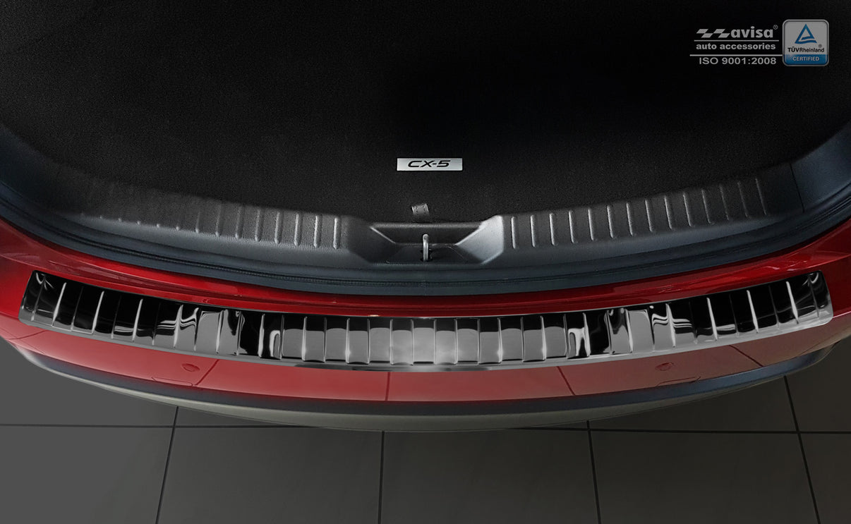 Lastskydd Mazda CX-5 II 2017–2021, facelift 2021–2026 – Spegelblank svart – detaljbild 3