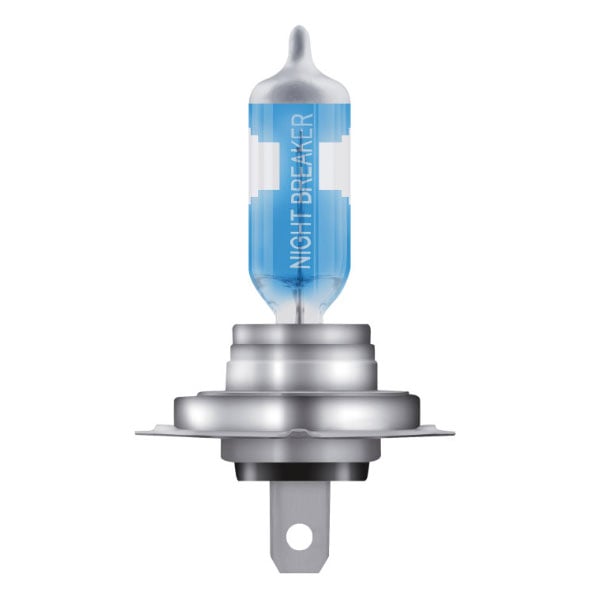 sidovy som visar profil och design av H7 Night Breaker Laser – OSRAM