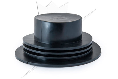 Gummilock 75x45mm – produktvy från sidan | Carlevel