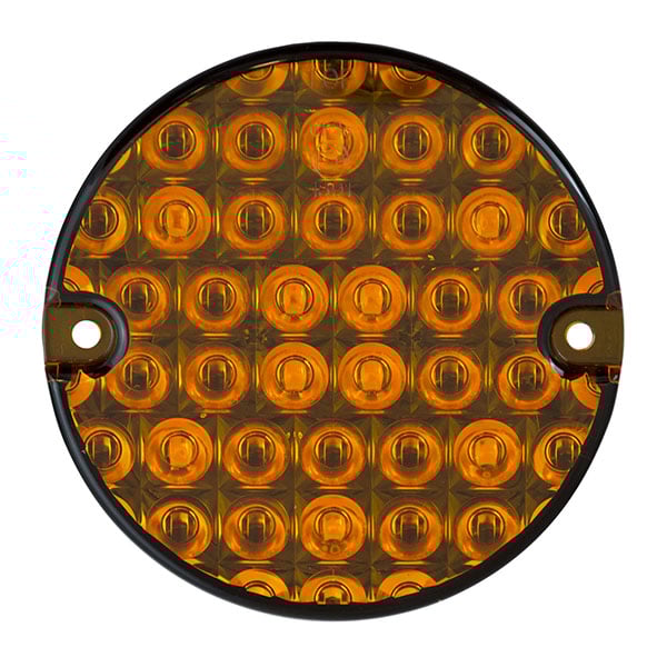 produktbild framifrån visande Blinkerslampa 95mm – Orange – LEA