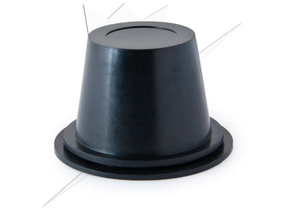 Gummilock 50x44mm – produktvy från sidan | Carlevel