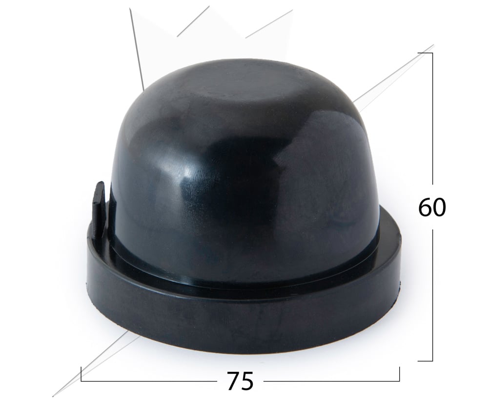 Gummilock 75x60mm – närbild detaljer | Carlevel