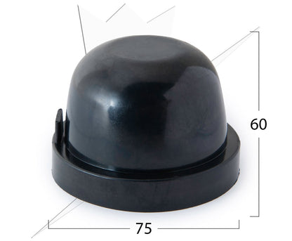 Gummilock 75x60mm – närbild detaljer | Carlevel