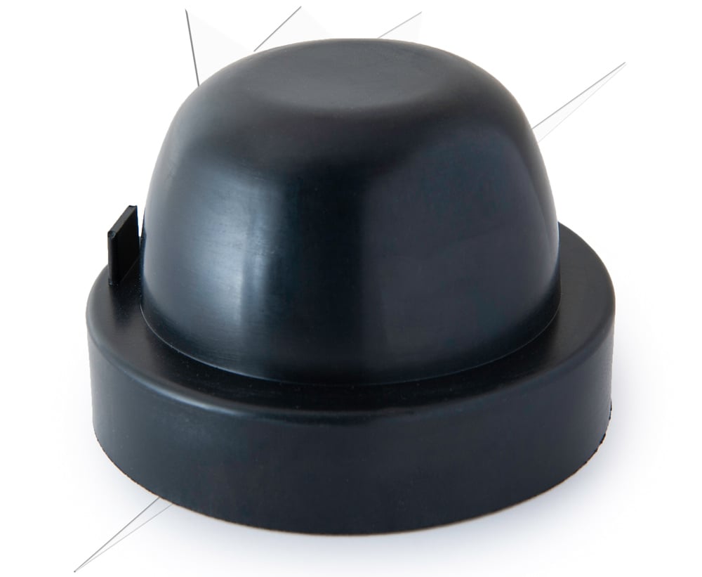 Gummilock 90x60mm – produktvy från sidan | Carlevel