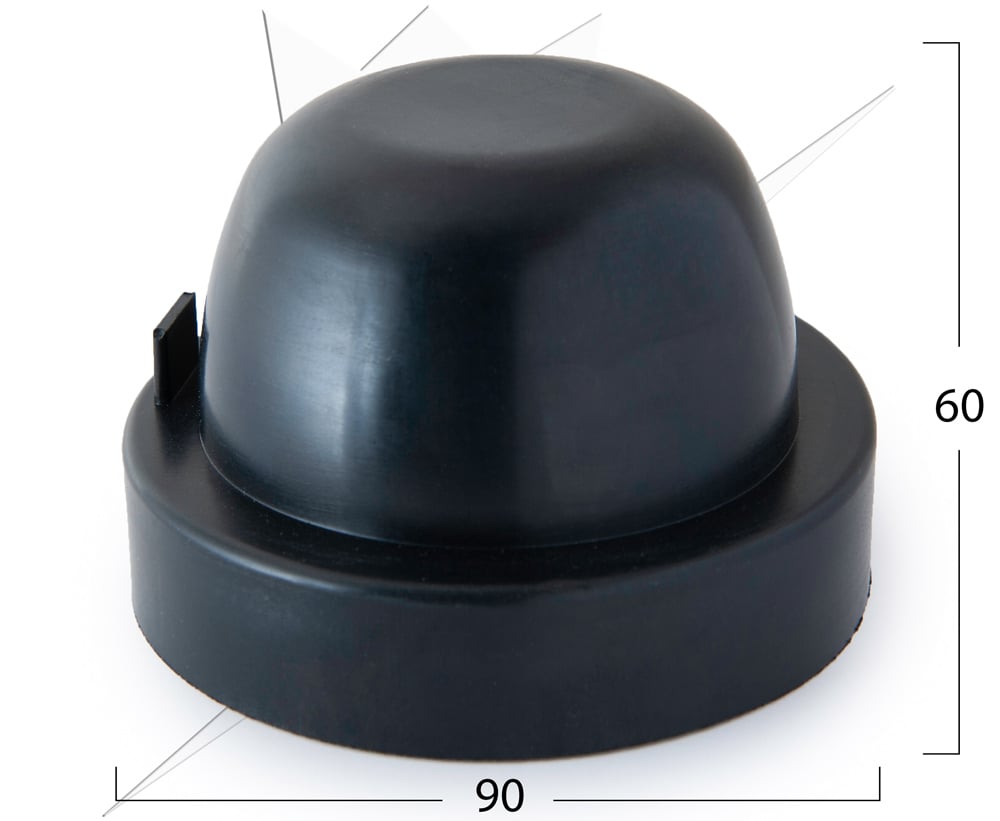 Gummilock 90x60mm – närbild detaljer | Carlevel