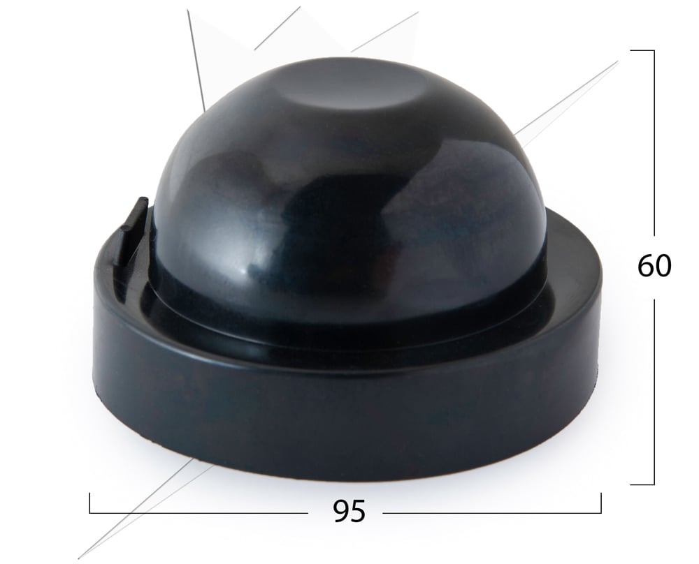 Gummilock 95x60mm – närbild detaljer | Carlevel